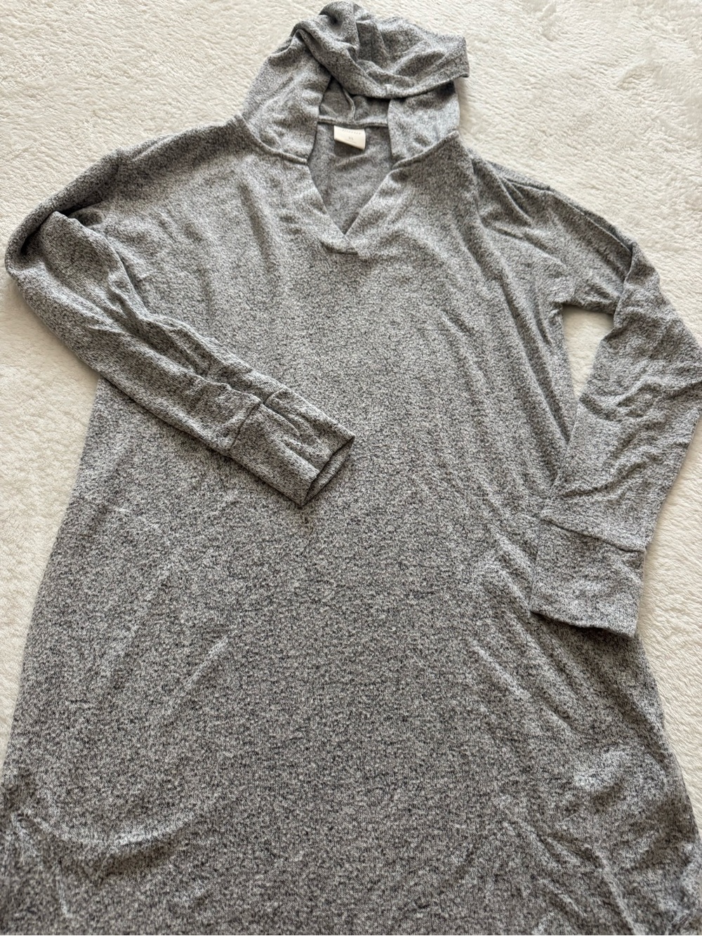 Soma Gray Hooded Sleepshirt